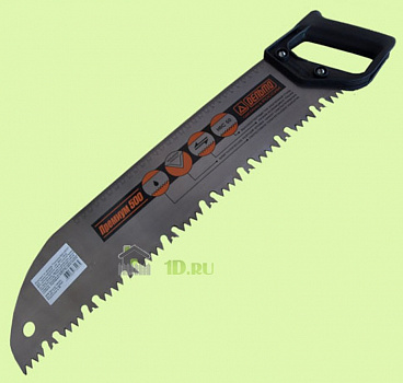 Ножовка по дереву измерительная шкала, покрытие с низким трением "Дельта", 500 мм (5/3), Хозлэнд