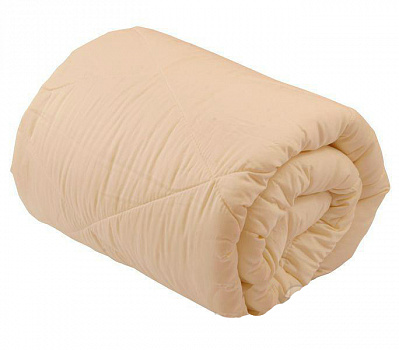 Одеяло Wellness A143B кремовое, полиэстер 300 г/м, 140х205 см, чехол 100% хлопок, 4630005362429